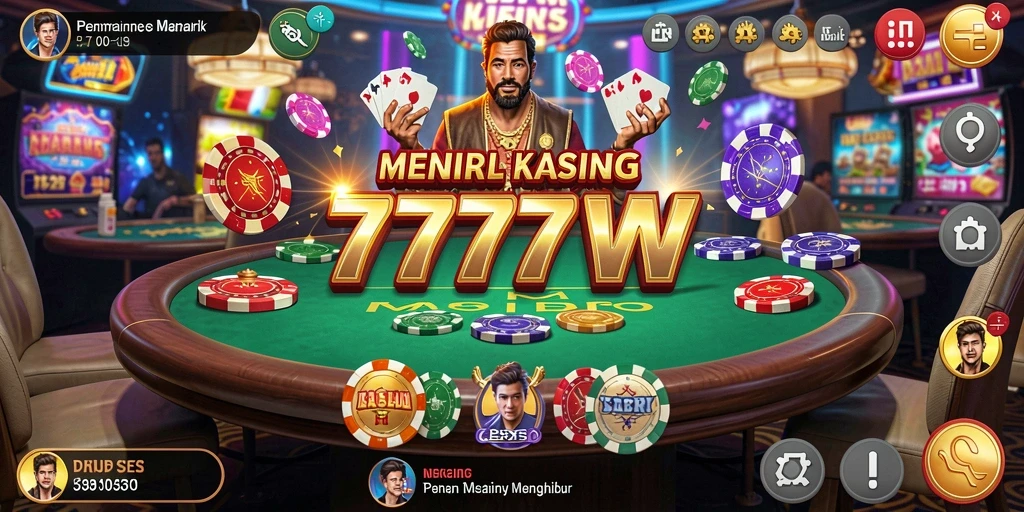 Tampilan gameplay Kasino yang seru dan menarik di 7777W.