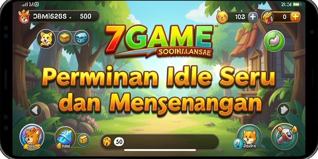 Tampilan menarik dari gameplay Idle di 7GAME yang mengundang pemain.