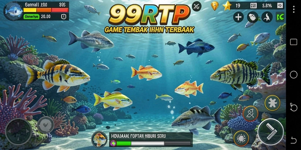 Gameplay seru Tembak Ikan di 99RTP.