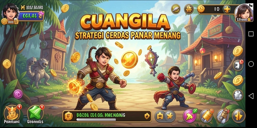 Tampilan gameplay CUANGILA yang menarik dan strategis.
