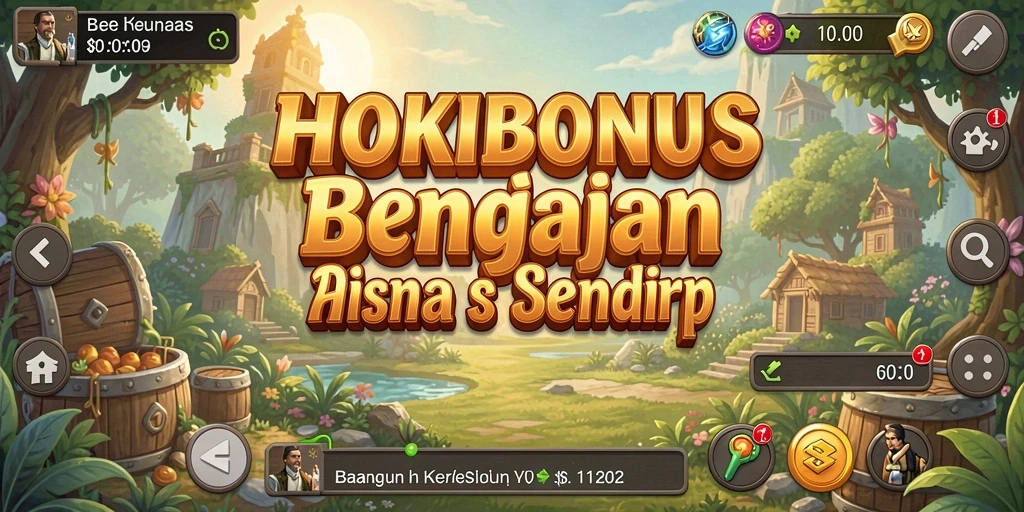Tampilan screenshot utama HOKIBONUS dengan gameplay Tycoon yang intens.