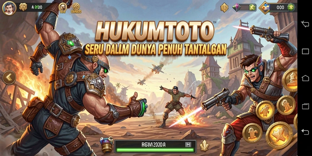 Tangkapan layar menunjukkan gameplay menantang HUKUMTOTO dalam petualangan mendebarkan.