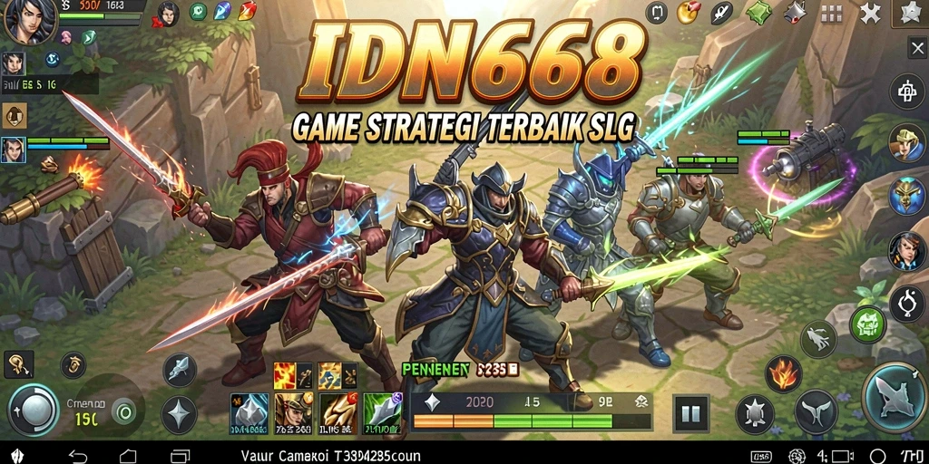 Tampilan gameplay dari IDN668 yang menegangkan dan penuh strategi.