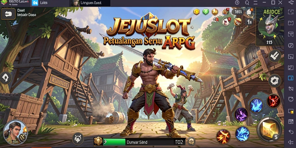 Screenshot gameplay menampilkan aksi mendebarkan dalam JEJUSLOT.