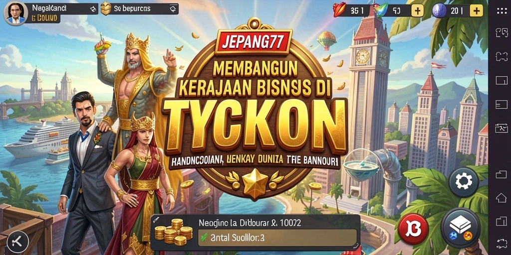 Gameplay menarik dari JEPANG77 yang melibatkan strategi bisnis.