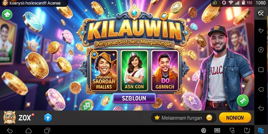 Tampilan gameplay KILAUWIN yang mendebarkan dan penuh warna.