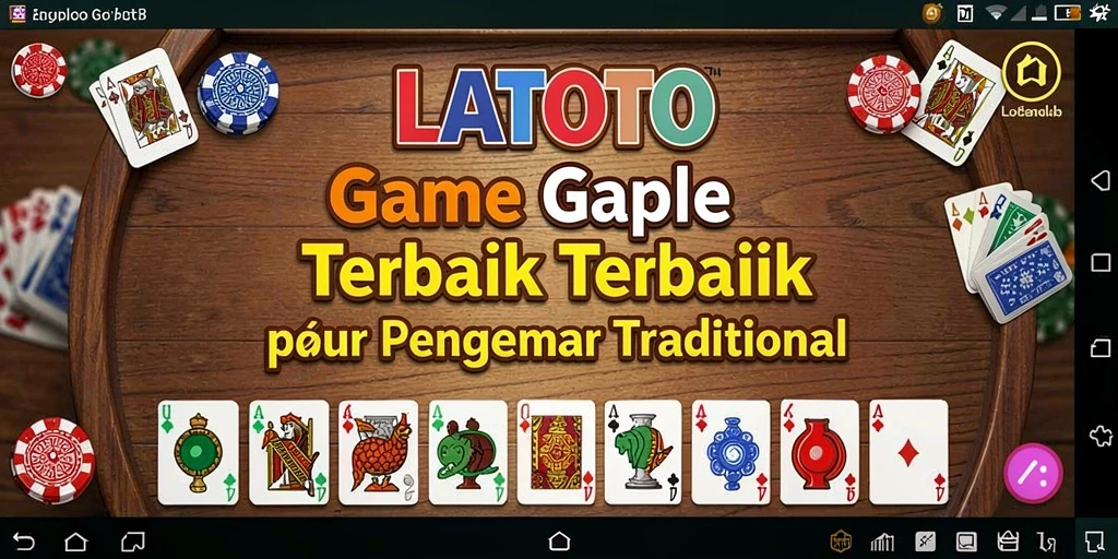 Tampilan permainan Gaple yang seru dan interaktif di LATOTO.
