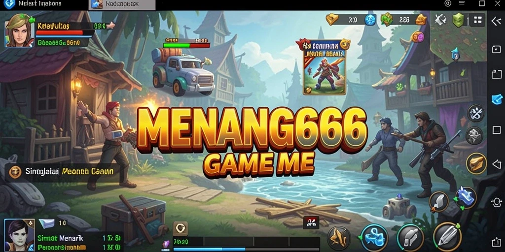 Screenshot menunjukkan gameplay dari <strong>MENANG666</strong> dengan interaksi yang menarik.