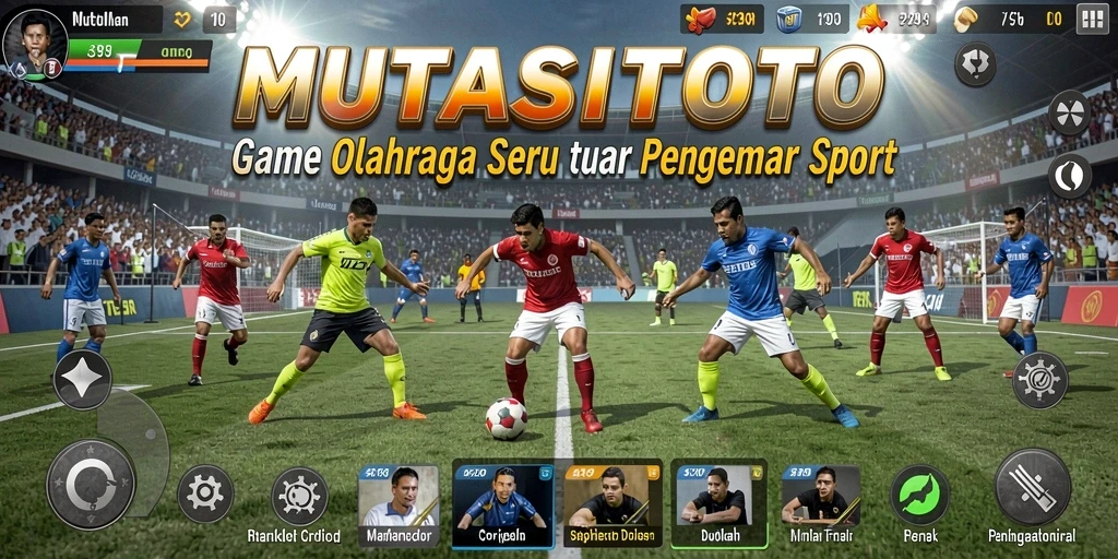 Tampilan gameplay yang seru dan interaktif dalam MUTASITOTO.