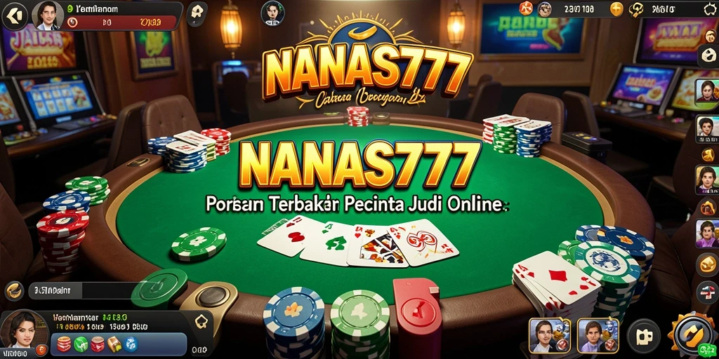Tangkapan layar gameplay NANAS777 menampilkan suasana Poker yang mendebarkan.