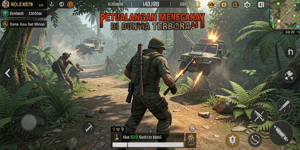 Gameplay seru dalam <strong>ROLEX878</strong> dengan berbagai petualangan di dunia terbuka.