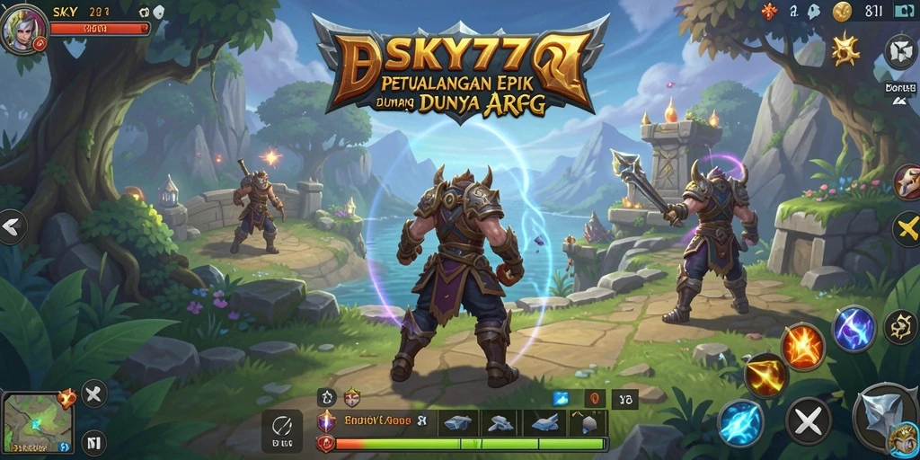 Gameplay epik dalam <strong>SKY77</strong> dengan pertarungan yang mengesankan.