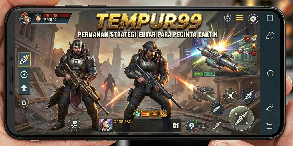 Gameplay TEMPUR99 yang menegangkan dan penuh strategi.