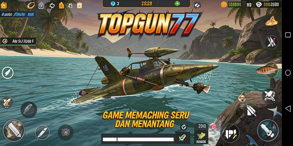 Gameplay memancing seru di TOPGUN77 dengan grafis menawan.